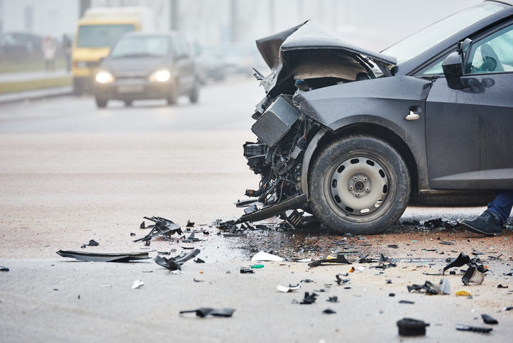 Injury after an automobile accident
